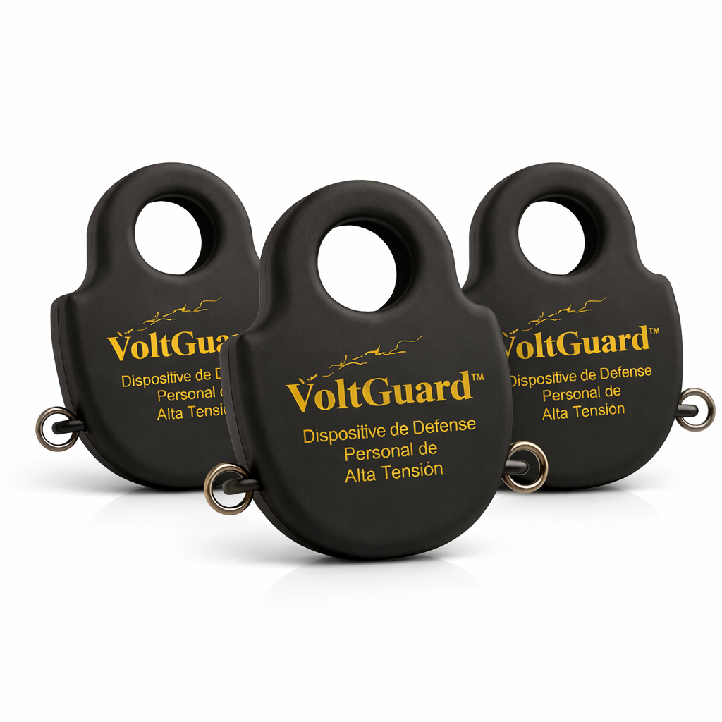 VoltGuard™ Dispositivo de Defensa Personal de Alta Tensión | ¡Neutraliza a cualquier agresor en 1 segundo, sin esfuerzo!
