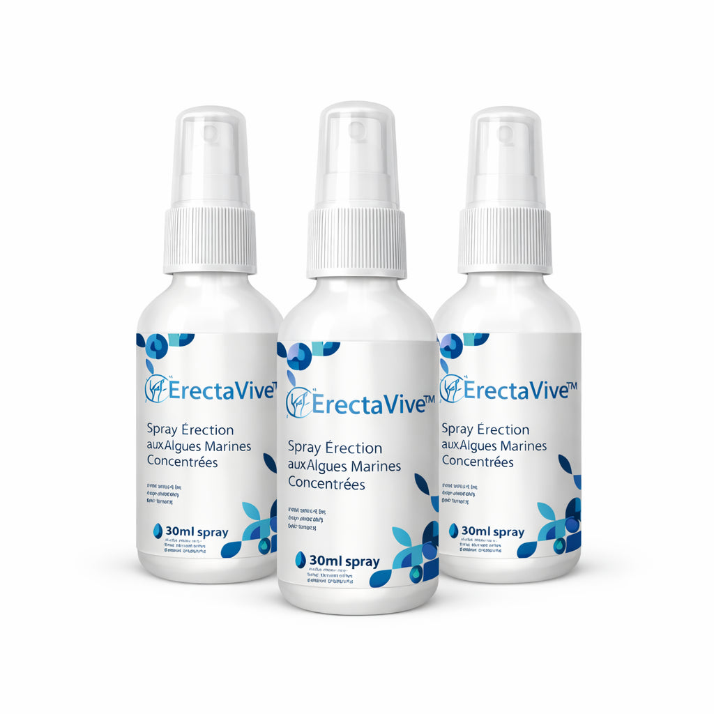 ErectaVive™ Spray de Erección con Algas Marinas Concentradas | ¡Recupere una erección potente en 43 segundos!