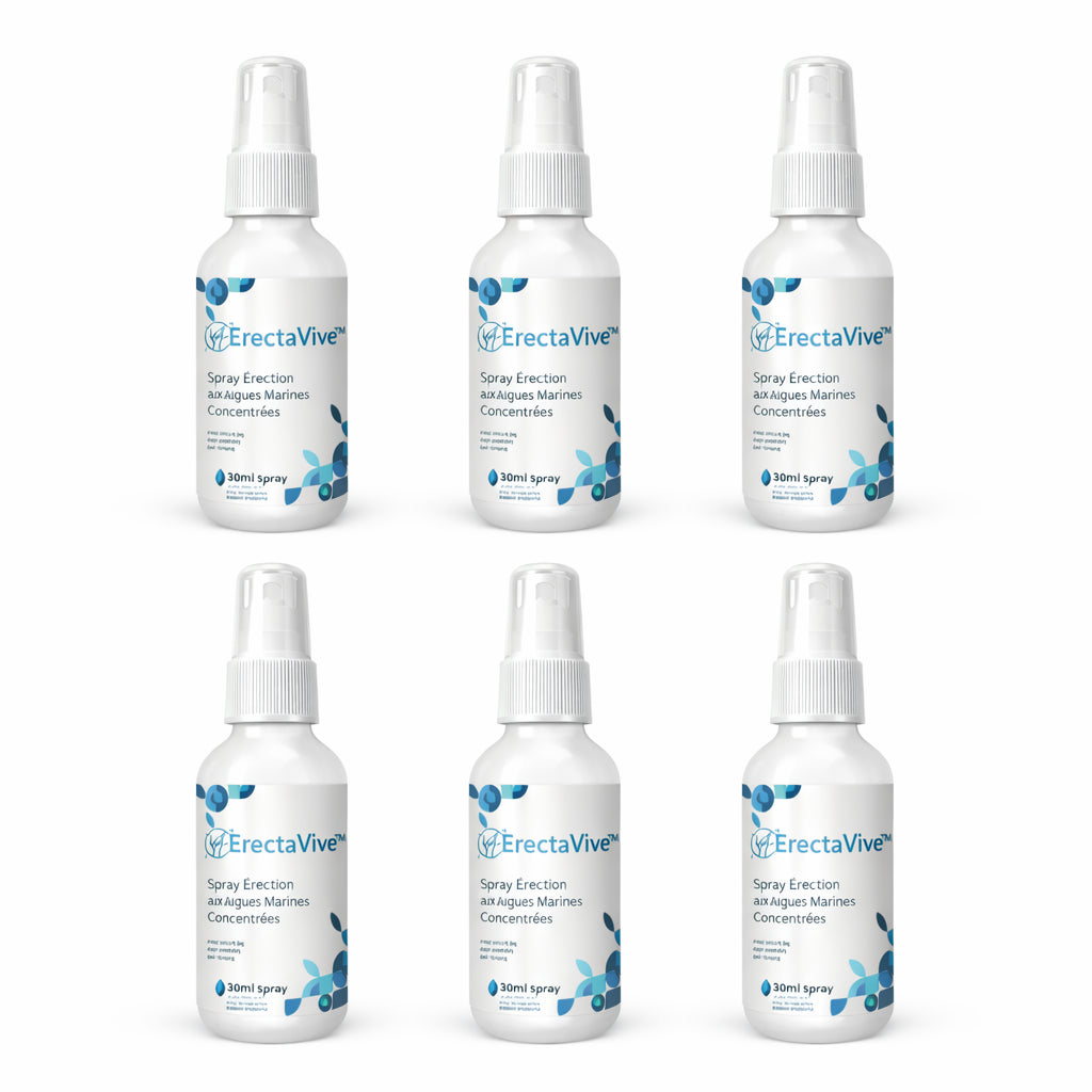 ErectaVive™ Spray de Erección con Algas Marinas Concentradas | ¡Recupere una erección potente en 43 segundos!