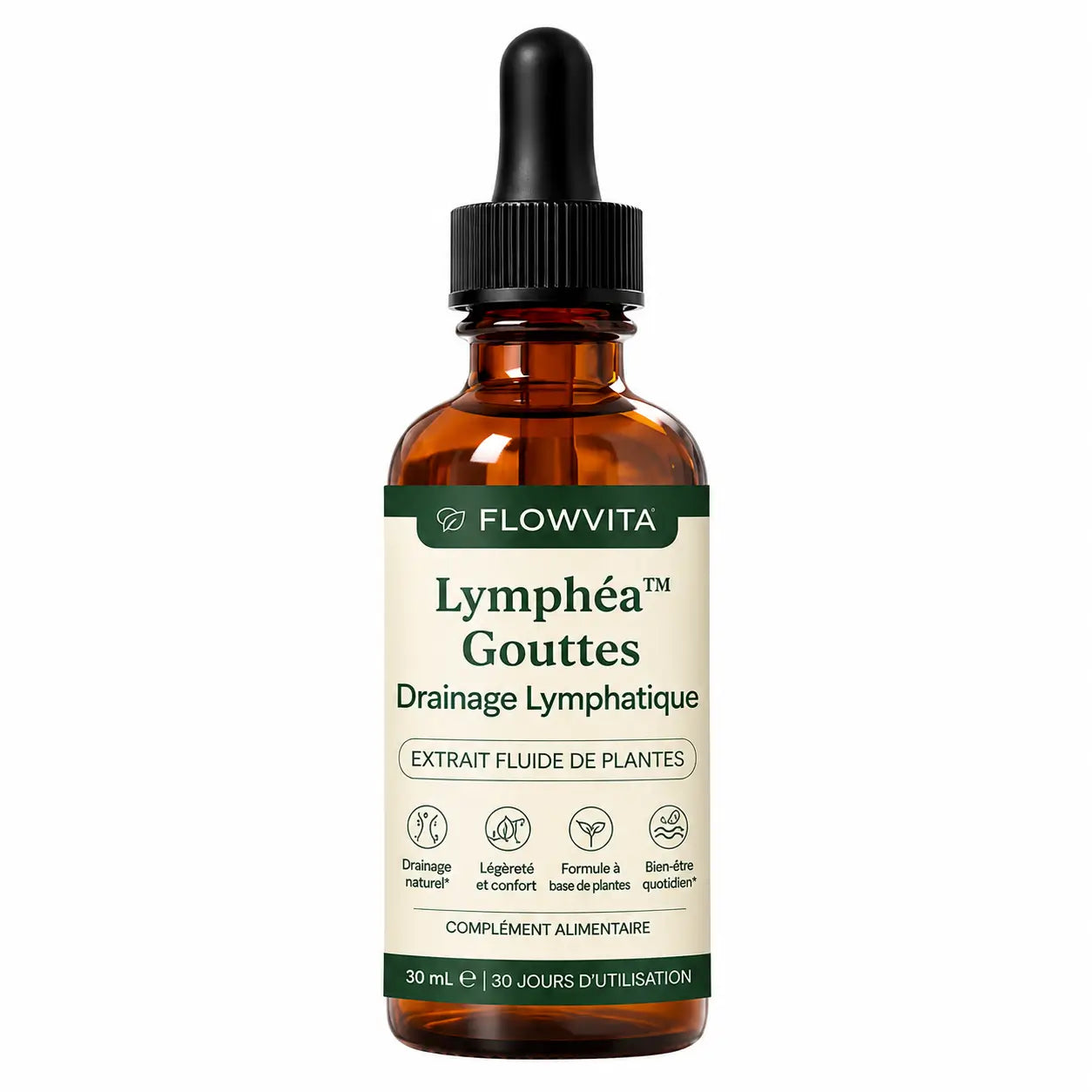 Lymphéa™ Gouttes Drainage Lymphatique | Éliminez gonflements et rétention d’eau en 16 jours !