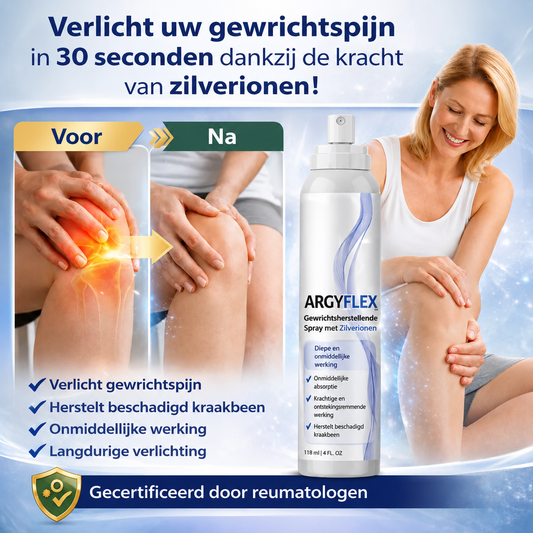 Argyflex™ Gewrichtsherstellende Spray met Zilverionen | Herstel de gewrichten en stop de pijn in 3 minuten !
