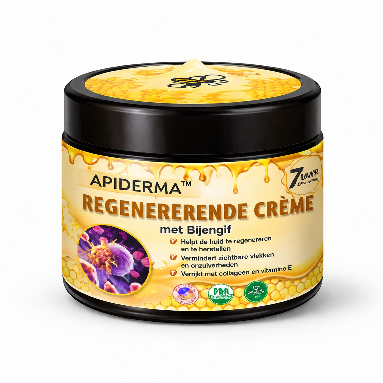APIDERMA™ Regenererende Crème met Bijengif | Laat rimpels en verslapping in 3 minuten verdwijnen!