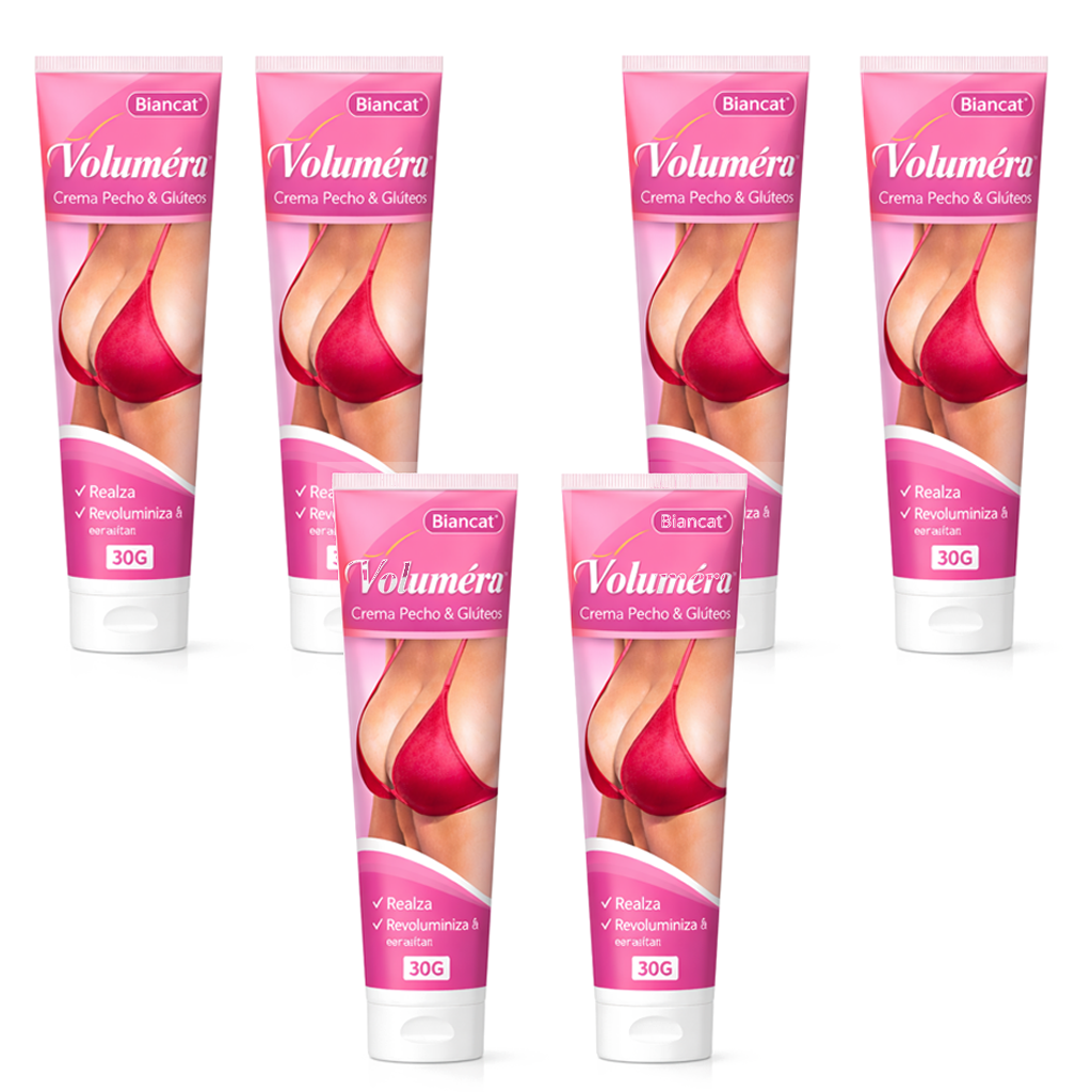 Voluméra™ Crema Pecho & Glúteos | ¡Aumenta visiblemente tus curvas en pocos minutos!