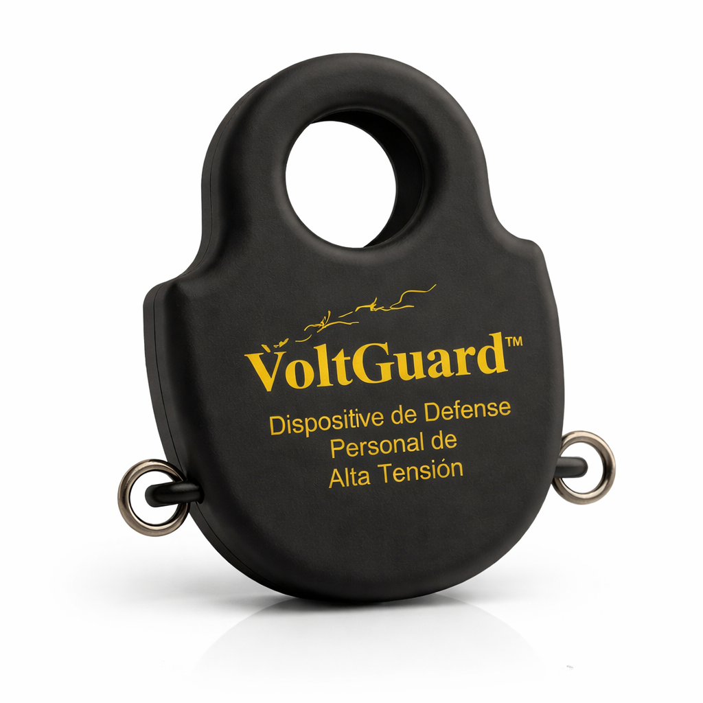 VoltGuard™ Dispositivo de Defensa Personal de Alta Tensión | ¡Neutraliza a cualquier agresor en 1 segundo, sin esfuerzo!