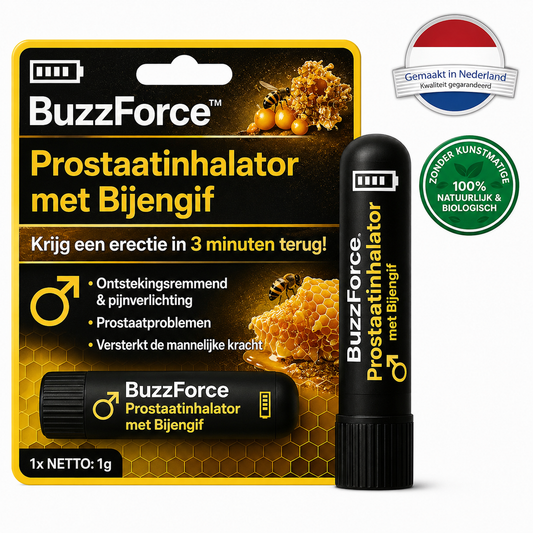 BuzzForce™ Prostaatinhalator met Bijengif | Krijg binnen 3 minuten weer een erectie!