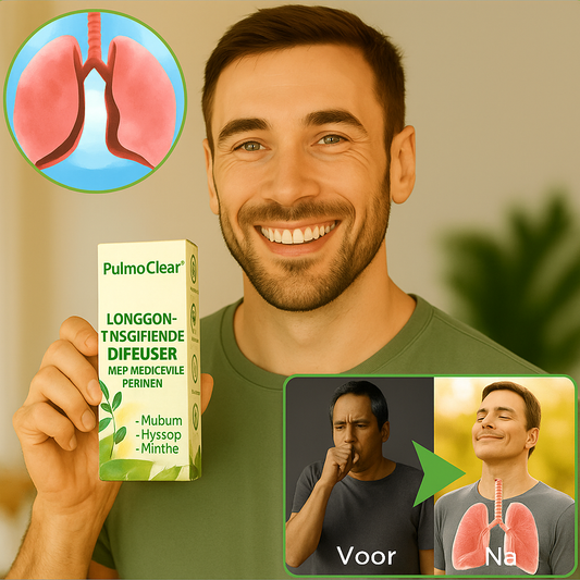 PulmoClear™ Ontgiftende Diffuser met Geneeskrachtige Planten | Ontstopt de longen en verwijdert 90% van het slijm in 5 minuten!