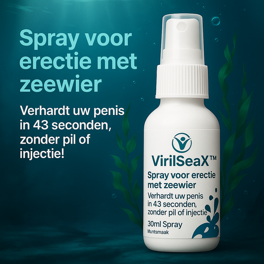 VirilSeaX™ Erectiespray met Zeewier | Verhardt je penis in 43 seconden – zonder pil of injectie!