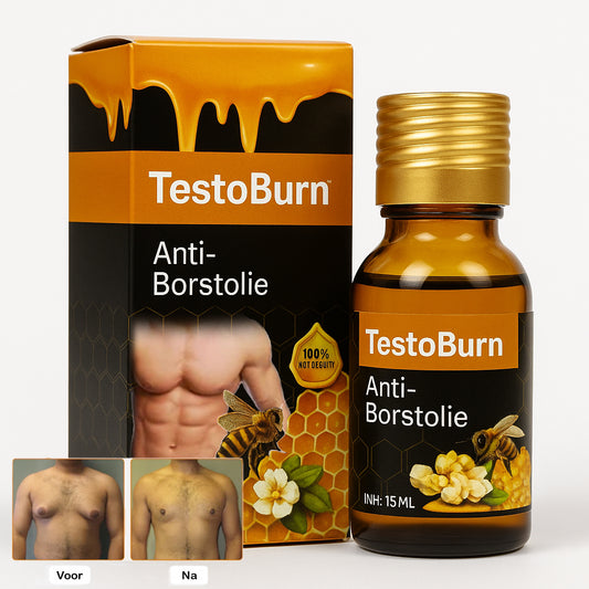TestoBurn™ Anti-Borst Olie | Vermindert de Borst bij Mannen in 7 Dagen, Zonder Chirurgie!