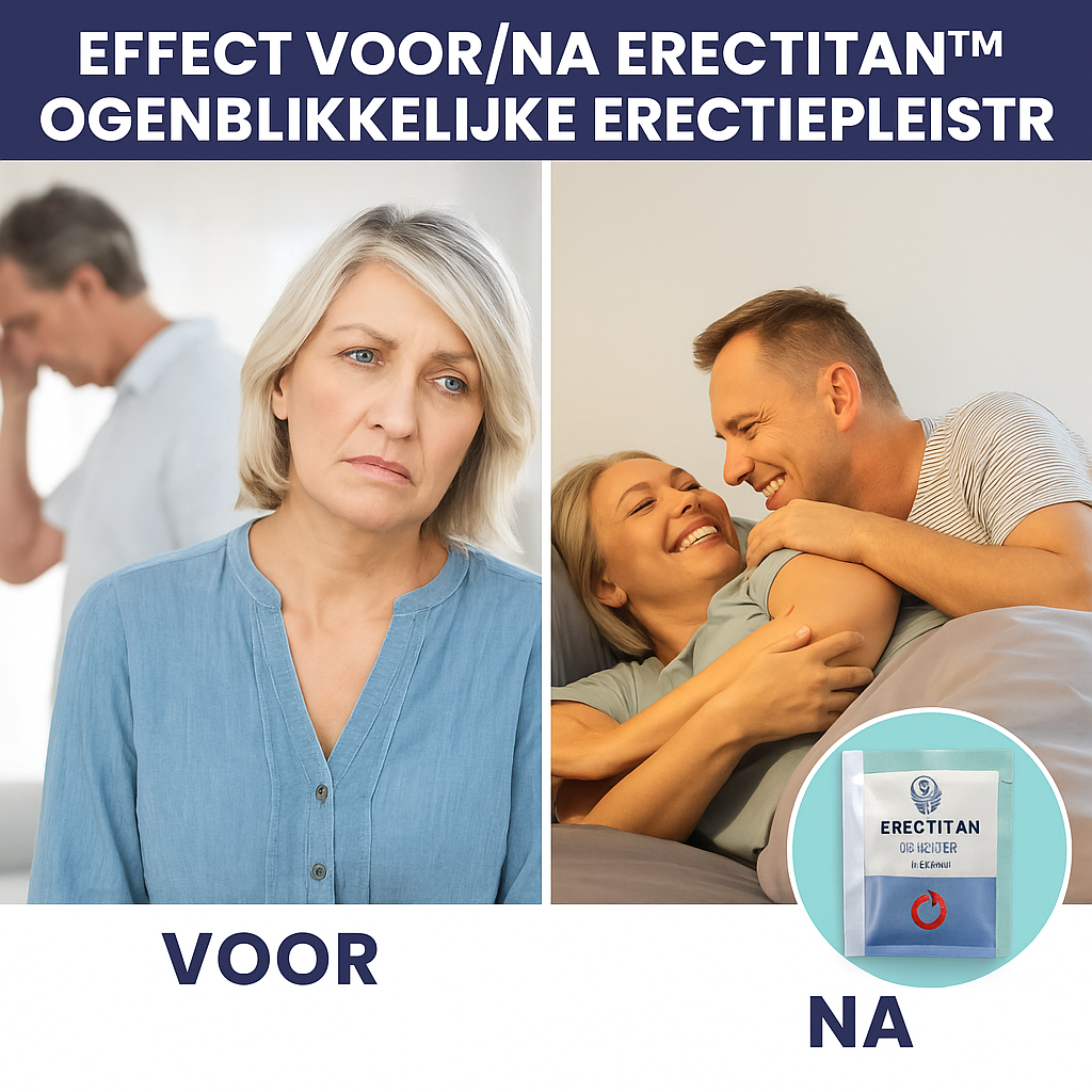 ErecTitan™ Instant Erectiepleister | Hard als staal in 5 minuten, zonder pillen of injecties!