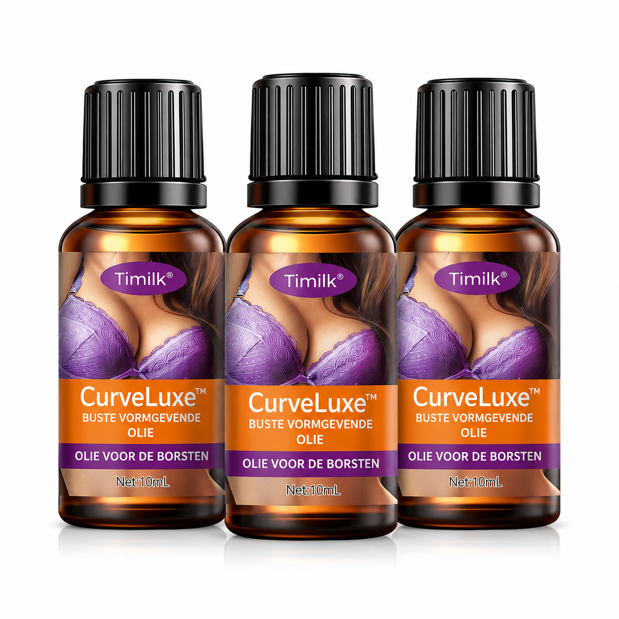 CurveLuxe™ Buste Vormgevende Olie | Vorm en geef uw borst meer volume in 10 minuten!