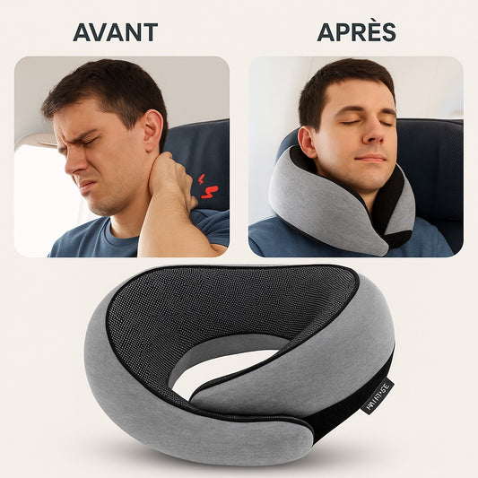 ZenJet™ Oreiller de voyage | Soulage votre nuque et améliore votre confort en un instant!
